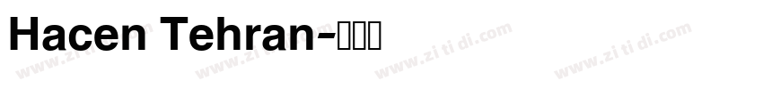 Hacen Tehran字体转换